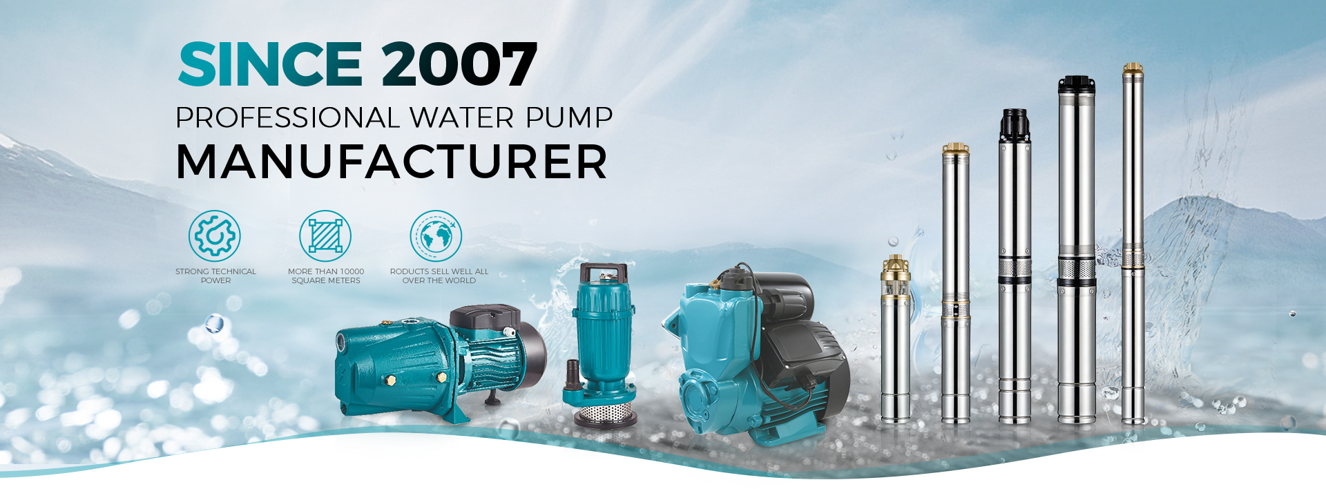 self-priming water pump